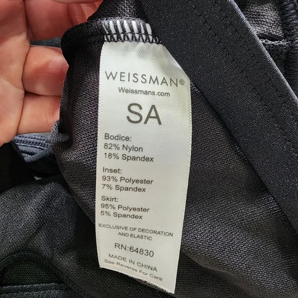 Weissman Elite The Last Goodbye Black Dance Costume Size SA Style # 15582 - Picture 6 of 7